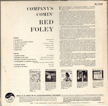 Load image into Gallery viewer, Red Foley : Company&#39;s Comin&#39; (LP, Album)
