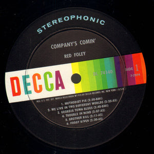 Red Foley : Company's Comin' (LP, Album)