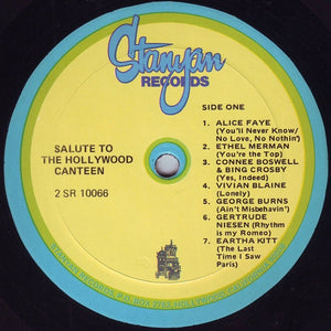 Various : A Salute To The Hollywood Canteen (2xLP, Comp)