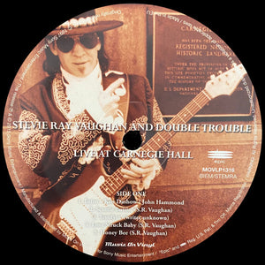 Stevie Ray Vaughan And Double Trouble* : Live At Carnegie Hall (2xLP, Album, RE)