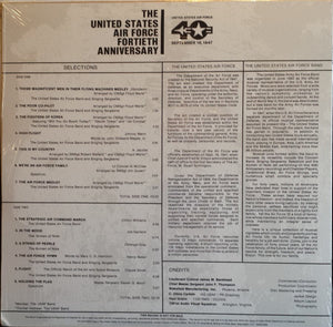 The United States Air Force Band* : The United States Air Force Fortieth Anniversary (LP, Album, Promo)