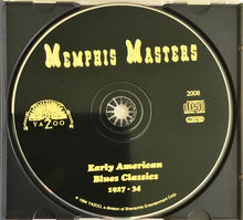 Load image into Gallery viewer, Various : Memphis Masters (Early American Blues Classics 1927-34) (CD, Comp, Mono, RM)
