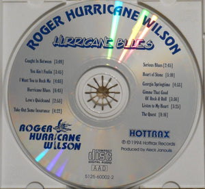 Roger Hurricane Wilson : Hurricane Blues (CD, Album)