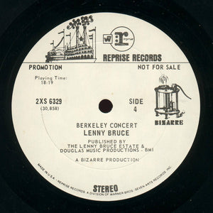 Lenny Bruce : The Berkeley Concert (2xLP, Promo, RP)