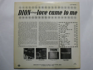 Dion (3) : Love Came To Me (LP, Mono)