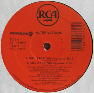 Alternations : Feel It For You (12")