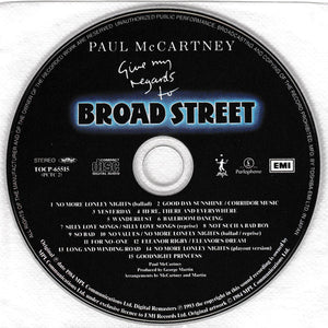 Paul McCartney : Give My Regards To Broad Street (CD, Album, Ltd, RE, RM, Pap)