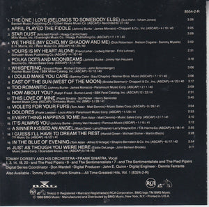 Tommy Dorsey / Frank Sinatra : All Time Greatest Hits Vol. 2 (CD, Comp, RM)