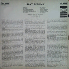 Load image into Gallery viewer, Tony Perkins* : Orchestra Under The Direction Of Martin Paich (LP, Promo)
