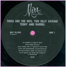 Load image into Gallery viewer, Teddy &amp; Darrel : These Are The Hits, You Silly Savage (LP, Album, Mono)
