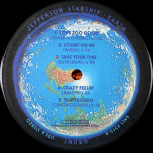Jefferson Starship : Earth (LP, Album, Ind)