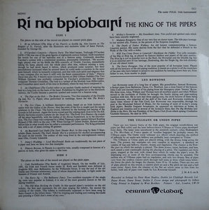 Leo Rowsome : Rí Na bPíobairí - The King Of The Pipers (LP, Album)