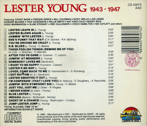 Lester Young : 1943 - 1947 (CD, Comp)