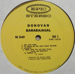 Donovan : Barabajagal (LP, Album)