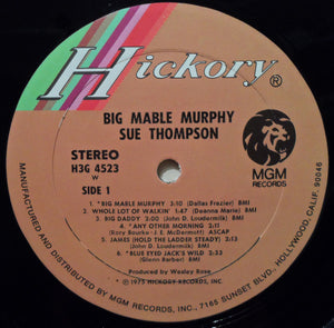 Sue Thompson : Big Mable Murphy (LP, Wad)