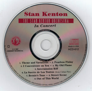 Stan Kenton : The Stan Kenton Orchestra In Concert (CD, Album)
