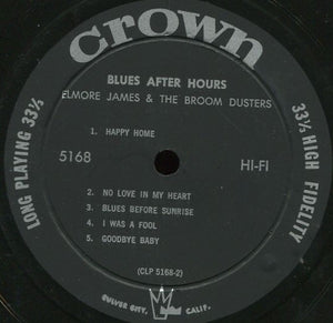 Elmore James And The Broom Dusters* : Blues After Hours (LP, Mono)
