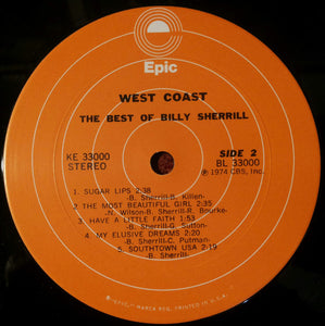 West Coast (5) : The Best of Billy Sherrill (LP, Album)