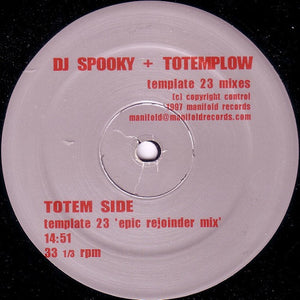 DJ Spooky + Totemplow : Template 23 Mixes (12", Ltd)