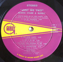 Load image into Gallery viewer, Edwin Starr &amp; Blinky : Just We Two (LP, Album)
