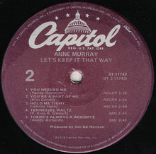 Load image into Gallery viewer, Anne Murray : Let&#39;s Keep It That Way (LP, Album, Los)

