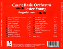 Load image into Gallery viewer, Count Basie Orchestra Meets Lester Young : The Golden Years 1936-40 (CD, Comp, RM)

