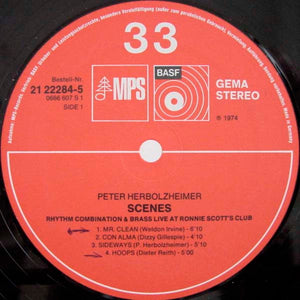 Peter Herbolzheimer, Rhythm Combination & Brass* : Scenes (Live At Ronnie Scott's Club) (LP, Album)