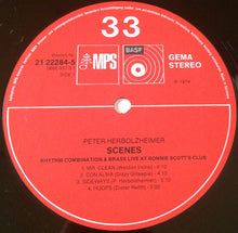 Laden Sie das Bild in den Galerie-Viewer, Peter Herbolzheimer, Rhythm Combination &amp; Brass* : Scenes (Live At Ronnie Scott&#39;s Club) (LP, Album)
