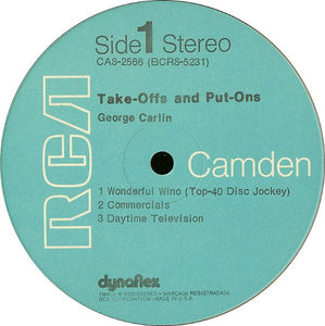 George Carlin : Take-Offs & Put-Ons (LP, Album, RE)