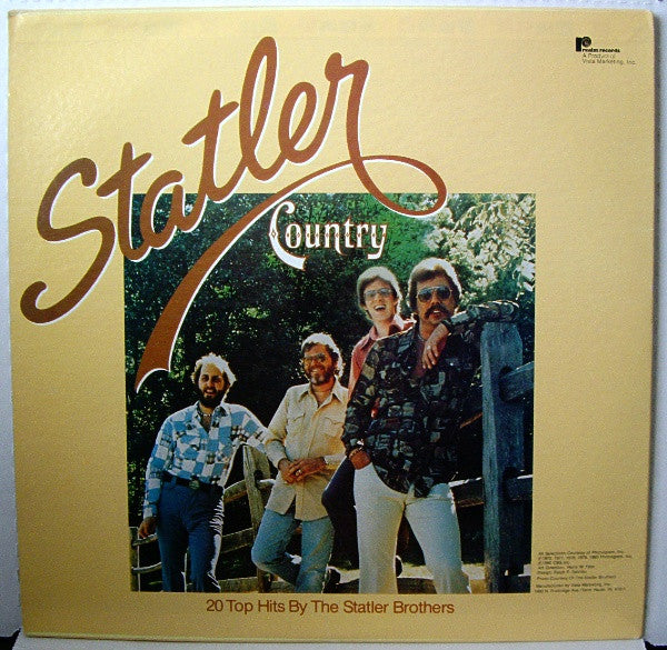 Buy The Statler Brothers : Statler Country (2xLP, Comp) Online for a ...