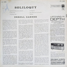 Laden Sie das Bild in den Galerie-Viewer, Erroll Garner : Soliloquy (LP, Album, Mono)
