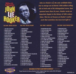 John Lee Hooker : Motor City Blues Master (4xCD, Comp)