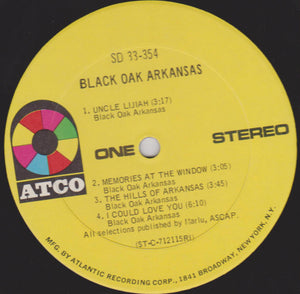 Black Oak Arkansas : Black Oak Arkansas (LP, Album, RI)