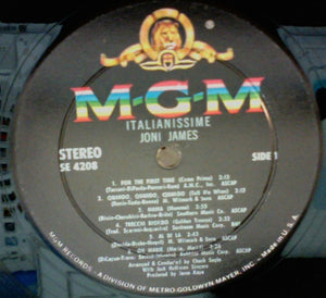 Joni James : Italianissime! (LP, Album)