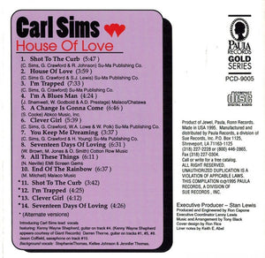 Carl Sims : House Of Love (CD, Album)