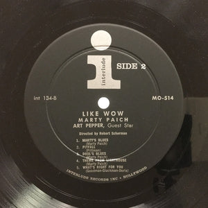 Marty Paich Guest Artist: Art Pepper : Like Wow!  Jazz 1960 (LP, Comp, Mono)