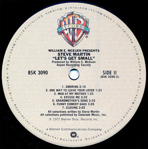 Steve Martin (2) : Let's Get Small (LP, Album, Club, Ter)