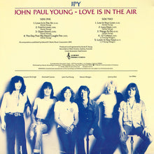 Load image into Gallery viewer, John Paul Young : Love Is In The Air (LP, Album, PR )
