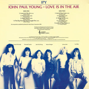 John Paul Young : Love Is In The Air (LP, Album, PR )