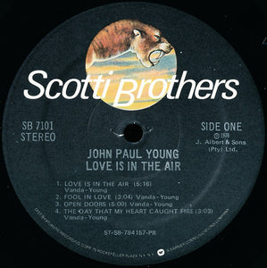 John Paul Young : Love Is In The Air (LP, Album, PR )