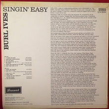 Load image into Gallery viewer, Burl Ives : Singin&#39; Easy (LP)
