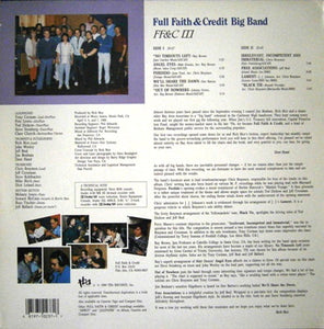 Full Faith & Credit Big Band : FF&C III (LP, Album)