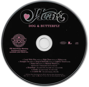 Heart : Dog & Butterfly (CD, Album, RE, RM)