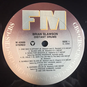 Brian Slawson : Distant Drums (LP, Album)