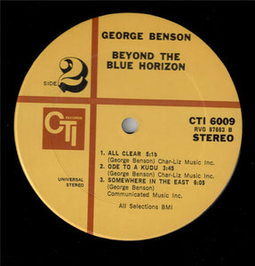 George Benson : Beyond The Blue Horizon (LP, Album, Gat)