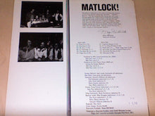 Laden Sie das Bild in den Galerie-Viewer, Matlock (5) : A Salute To Buddy From Matlock (LP, Album)
