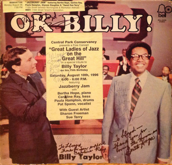 Billy Taylor : David Frost Presents OK Billy (LP, Promo)