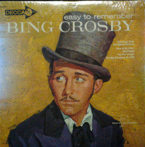 Bing Crosby : Easy To Remember (LP, Comp, Mono, RE)