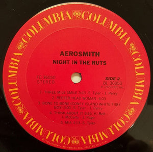 Aerosmith : Night In The Ruts (LP, Album, Ter)