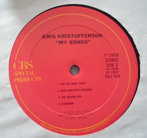 Kris Kristofferson : My Songs (2xLP, Comp)